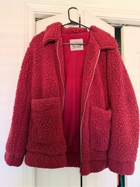 Levi's Sherpa Jacket Red